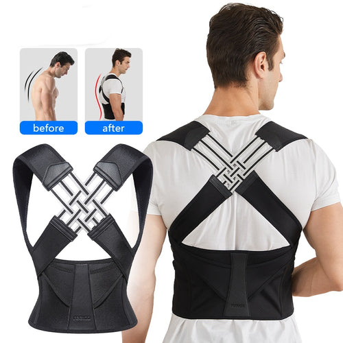 VALVÈRA™ Advanced Back & Shoulder Posture Corrector Belt – Spine Support | Pain Relief | Daily Wear