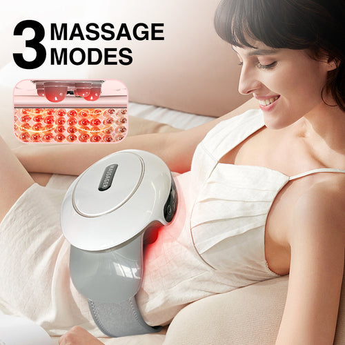 Smart Heat™ Automatic Abdominal & Body Massager – Deep Stone Massage with Heating for Waist, Back, Neck & Legs